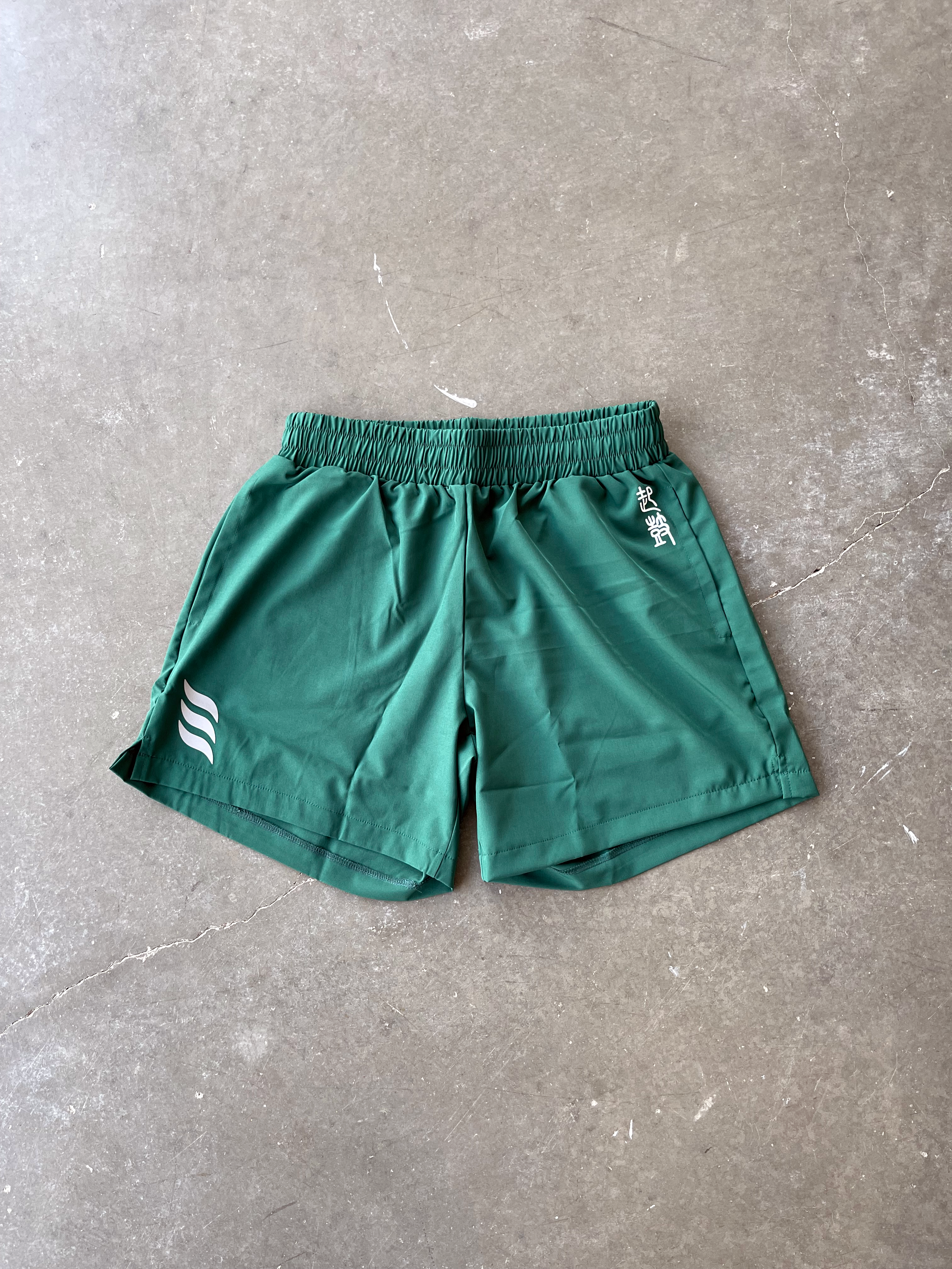 5" INSEAM SHORTS - JADE GREEN